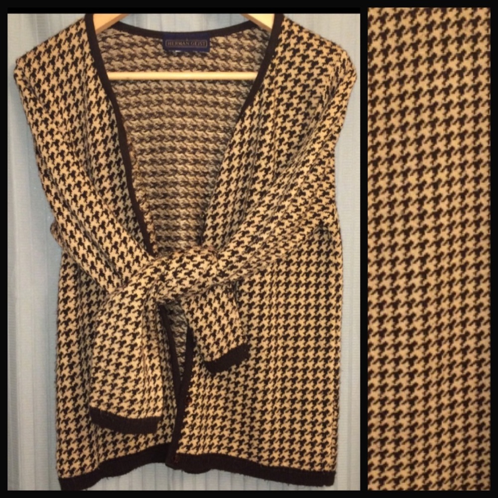 Brown & Tan Cardigan